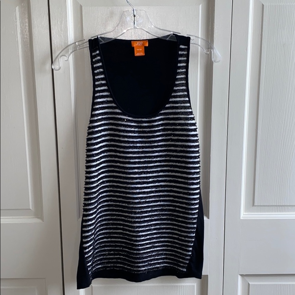 Joe Fresh Lurex/Sequin Striped Tank Top